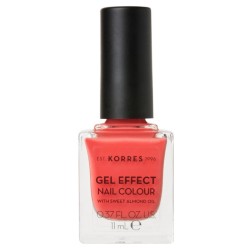 KORRES GEL EFFECT Nail Colour Peach Sorbet No 43 11ml