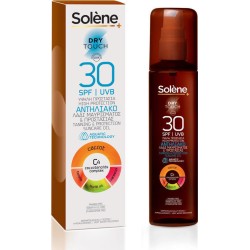 Solene Dry Touch Oil SPF30 150ml Αντηλιακό Λάδι Μαυρίσματος & Προστασίας