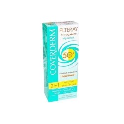 Coverderm Filteray Face Plus 2 in 1 Tinted Light Beige Dry/Sensitive Skin SPF50+ 50ml