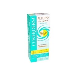 Coverderm Filteray Face Plus Tinted Cream Light Beige Spf50+ Normal Skin 50ml