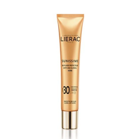 Lierac Sunissime BB Fluide Protecteur Anti-Age Global SPF30 Dore Αντιηλιακή Κρέμα Προσώπου με Χρώμα 40ml 