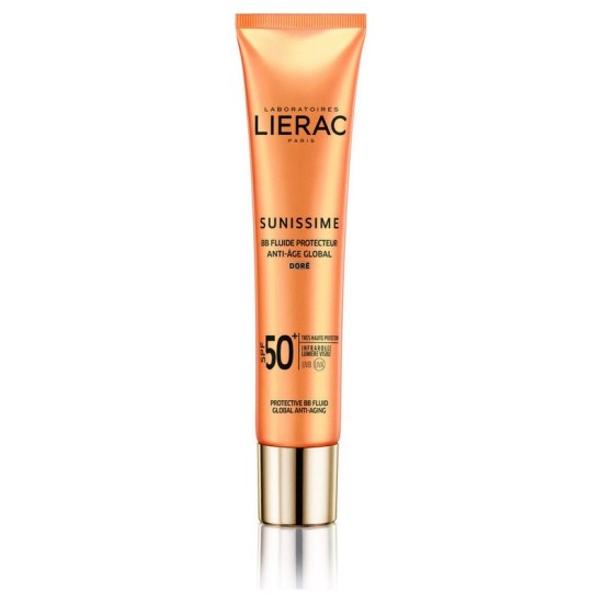 Lierac Sunissime Protective BB Fluid Global Anti-Aging SPF50 Golden Αντιηλιακή Κρέμα Προσώπου Με Χρώμα Ολικής Αντιγήρανσης 40ml