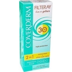 Coverderm Filteray Face Plus 2 in 1 Sunscreen & After Sun Care Oily/Acneic Skin SPF30 50ml 