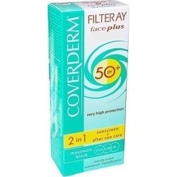 Coverderm Filteray Face Plus 2 in 1 Sunscreen & After Sun Care Dry/Sensitive Skin SPF50+ 50ml 
