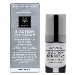Apivita 5-Action Eye Serum Με Λευκό Κρίνο 15ml