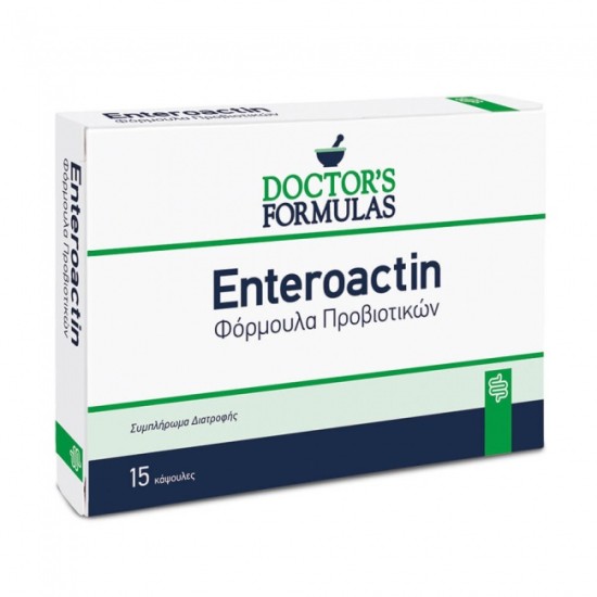 Doctor's Formulas Enteroactin Φόρμουλα Προβιοτικών 15caps Doctor's Formulas Enteroactin Φόρμουλα Προβιοτικών 15caps
