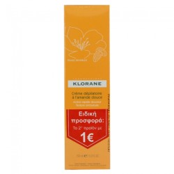 Klorane Duo Creme Depilatoire a l'Amande Douce 2x150ml Το 2ο Προϊόν 1€