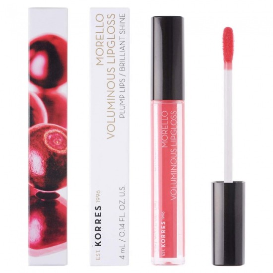 Korres Morello Voluminous Lip Gloss 42 Peachy Coral 4ml Korres Morello Voluminous Lip Gloss 42 Peachy Coral 4ml