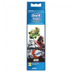 Oral B Stages Power Star Wars Ανταλλακτικά Παιδικής Ηλεκτρικής Οδοντόβουρτσας 2τεμ