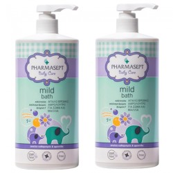 Pharmasept Baby Care Mild Bath 1Lt 2 τεμάχια