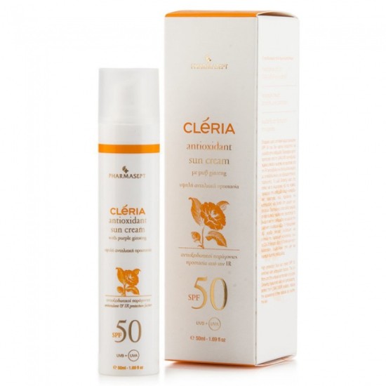 Pharmasept Cleria Antioxidant Sun Cream SPF50 50ml Pharmasept Cleria Antioxidant Sun Cream SPF50 50ml