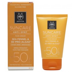 Apivita Suncare Anti-Spot Face Cream Spf50 Sea Fennel & 3D Pro-Algae 50ml