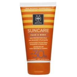 Apivita Suncare Face & Body Spf 30 Milk Sea Lavender & Propolis 150ml