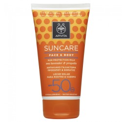 Apivita Suncare Face & Body Milk Spf 50 Sea Lavender & Propolis 150ml