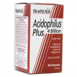 Health Aid Acidophilus Plus 4 Billion Vegetarian Capsules 60