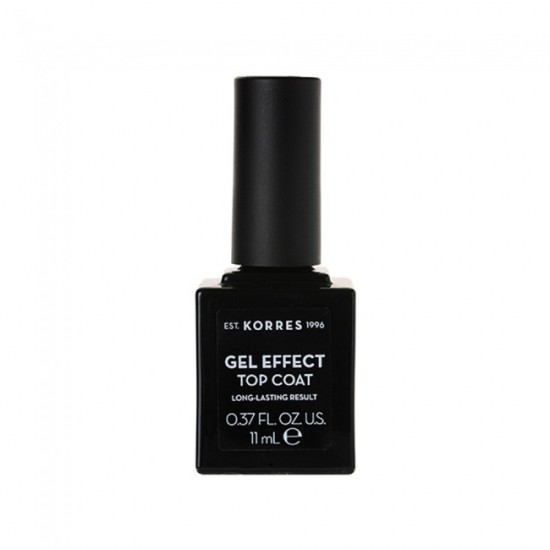 Korres Gel Effect Nail Colour Top Coat 11ml Korres Gel Effect Nail Colour Top Coat 11ml