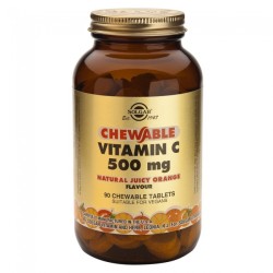 Solgar Chewable Vitamin C 500mg Orange Flavour 90tabs
