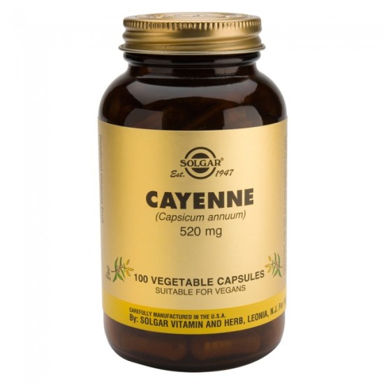 Solgar Cayenne 520mg 100 Veg.Caps Solgar Cayenne 520mg 100 Veg.Caps