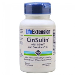 Life Extension Cinsulin With Glucose Management 90veg caps