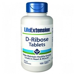 Life Extension D Ribose 100 veg tabs