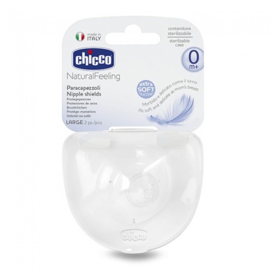 Chicco Δίσκοι Στήθους Σιλικόνης Large 2τμχ Chicco Δίσκοι Στήθους Σιλικόνης Large 2τμχ