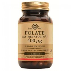 Solgar Folate 400 μg (as Metafolin) 50 tabs