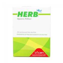 Vican Herb Spare Filter 24 Τεμάχια