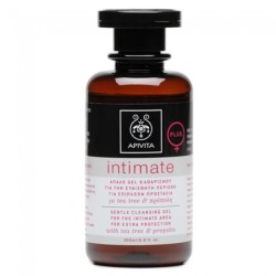 Apivita Intimate Plus Απαλό Gel Καθαρισμού Για Την Ευαίσθητη Περιοχή Για Επιπλέον Προστασία 200ml