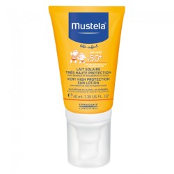 Mustela Lait Solaire Protecteur Visage Spf50+ 40ml Pocket Size