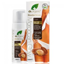 Dr.Organic Moroccan Glow Dark Self Tan Mousse 150ml