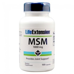 Life Extension MSM (Methylsulfonylmethane) 1000mg 100caps