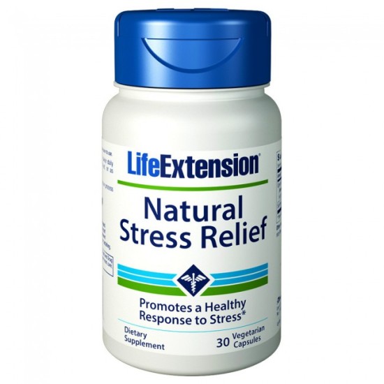 Life Extension Natural Stress Relief Formula 30 veg caps Life Extension Natural Stress Relief Formula 30 veg caps