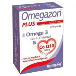 Health Aid Omegazon Plus Ω3 & Co Q10 60caps