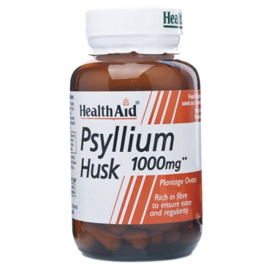 Health Aid Psyllium Husk 1000mg Capsules 60 Health Aid Psyllium Husk 1000mg Capsules 60