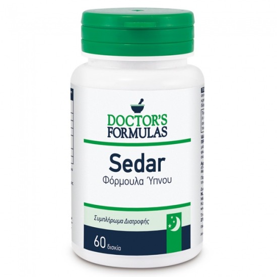 Doctor's Formulas Sedar Φόρμουλα Ύπνου 60tabs Doctor's Formulas Sedar Φόρμουλα Ύπνου 60tabs