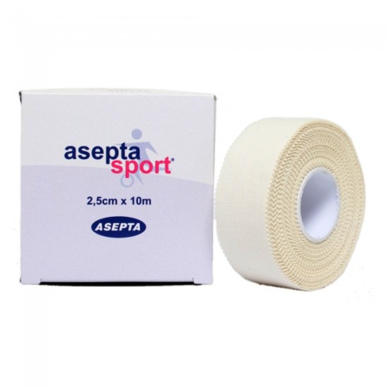 Asepta Sport White 2.5cm x 10cm Asepta Sport White 2.5cm x 10cm