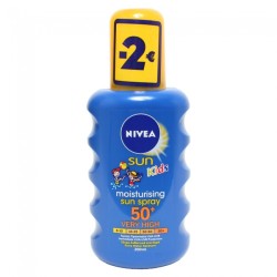 Nivea Sun Kid's Colour Spray SPF 50+ 200ml Promo Pack -2,00€