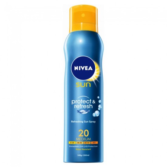 Nivea Sun Protect & Refresh Spray SPF 20 200ml Nivea Sun Protect & Refresh Spray SPF 20 200ml