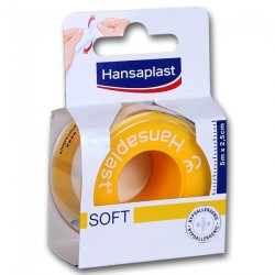 Hansaplast Ταινία Στερέωσης Soft 5m x 2,5cm