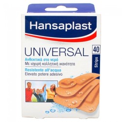 Hansaplast Universal Water Resistant 40 Strips 4 Μεγεθών