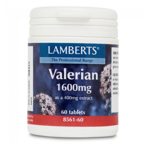 Lamberts Valerian 1600mg 60tabs Lamberts Valerian 1600mg 60tabs