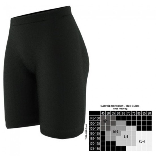 Nanobionic Βερμούδα Slim Shape Black L/XL Nanobionic Βερμούδα Slim Shape Black L/XL